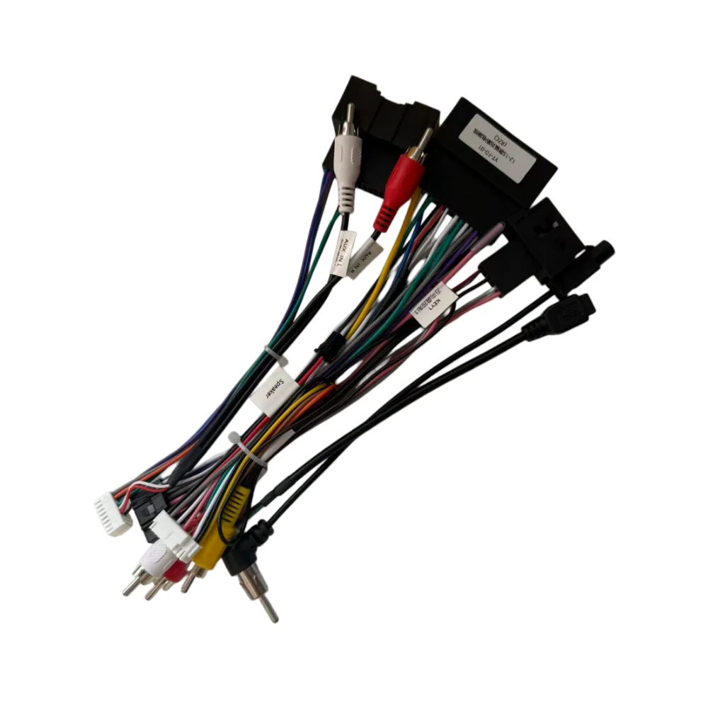 16 Pin Android Wiring Harness Power Cord for Ford Fiesta 2012 G-RZ-FD60 Canbus Decoder for Ford Focus Mk3 Tourneo Courier Edge