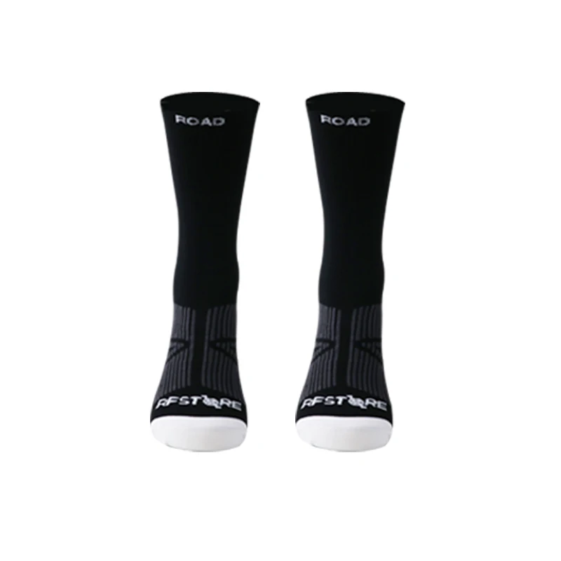 Calcetines de Ciclismo de calidad para hombre y mujer, medias altas profesionales para bicicleta de carretera, calcetines de compresión para ciclismo de carreras al aire libre