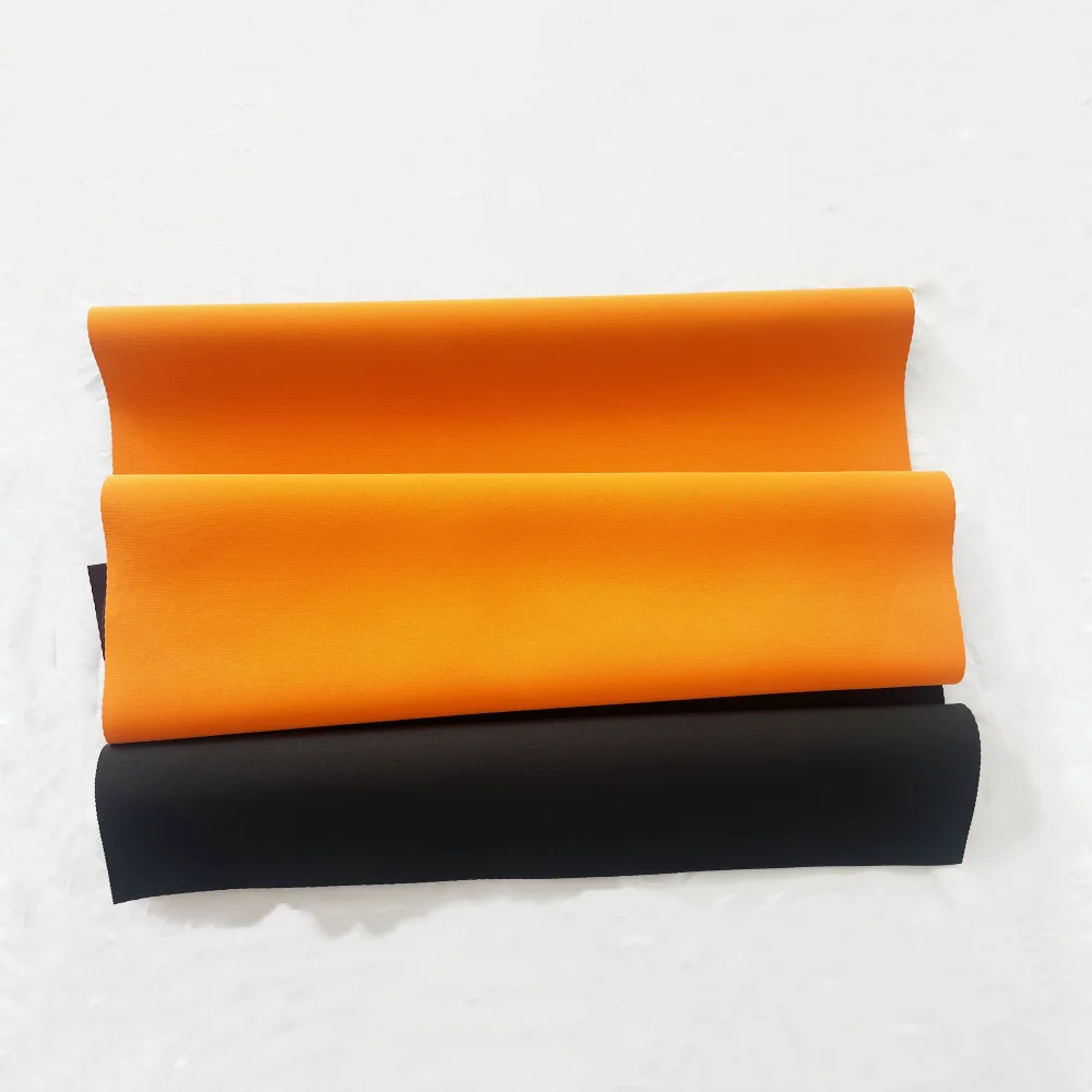 2mm Thick SRB Orange Neoprene Fabric Sewing Fabric Waterproof Windproof Canvas School Bag Scuba Impact Fabric Protection