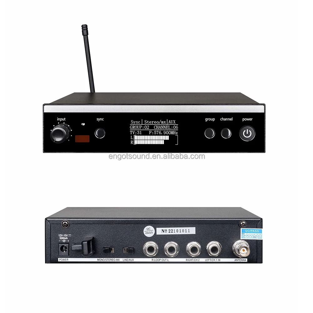 Monitor portátil PSM300 para estudio, sistema de monitoreo estéreo inalámbrico de Metal para puesta en escena, monitores intrauditivos para iglesia, 2025