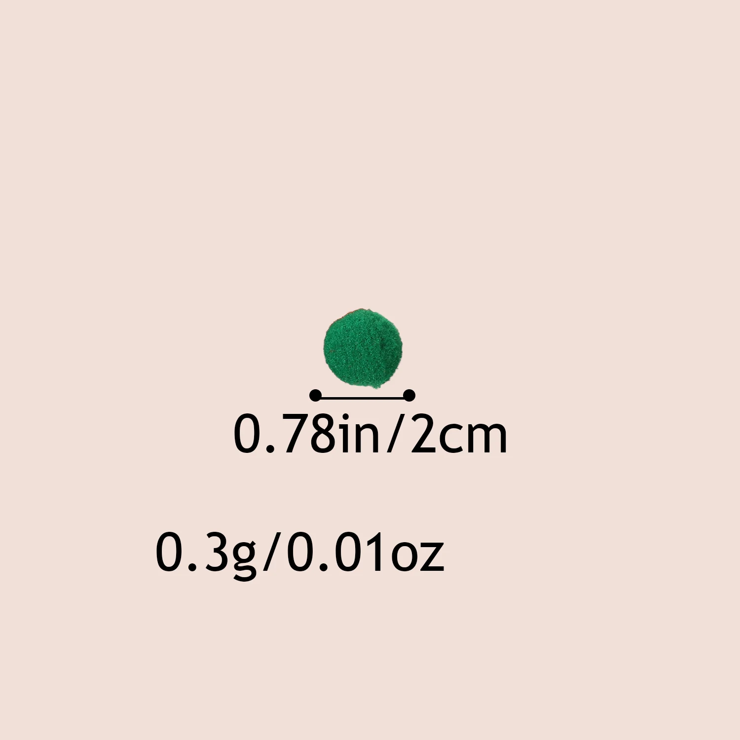 100 قطعة ألوان عشوائية 2 سنتيمتر 0.78in الأحمر الأبيض والأخضر DIY بها بنفسك البوليستر الصغيرة بوم بوم عيد الميلاد الديكور بوم بوم اكسسوارات