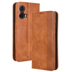 Suitable For Motorola Moto G85 5G magnetic protective case for Moto S50 Neo 5G wallet mobile phone full leather case