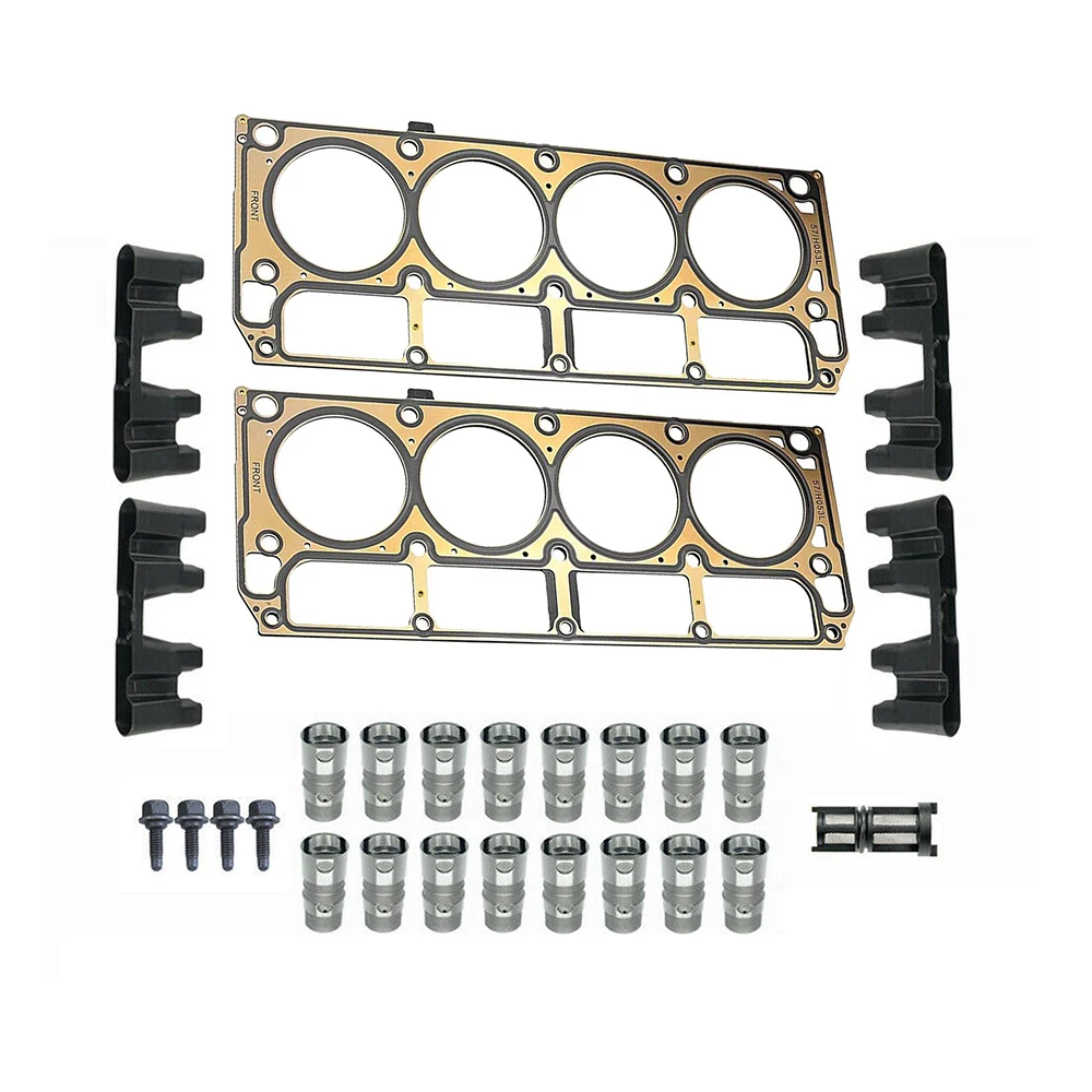 

Cylinder Head Gaskets and Lifters Trays Bolts Set for GMC Chevrolet LS7 LS9 MLS 5.3L 5.7L 6.0L 6.2L 12622033 12499225 12585328