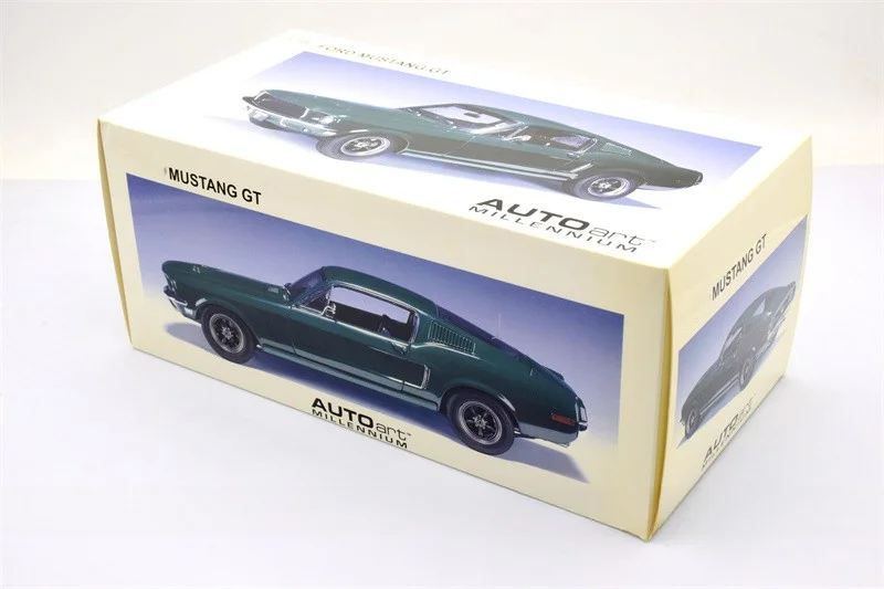 AUTOART 1:18 Mustang GT390 Alloy Fully Open Simulation Limited Edition Alloy Metal Static Car Model Toy Gift