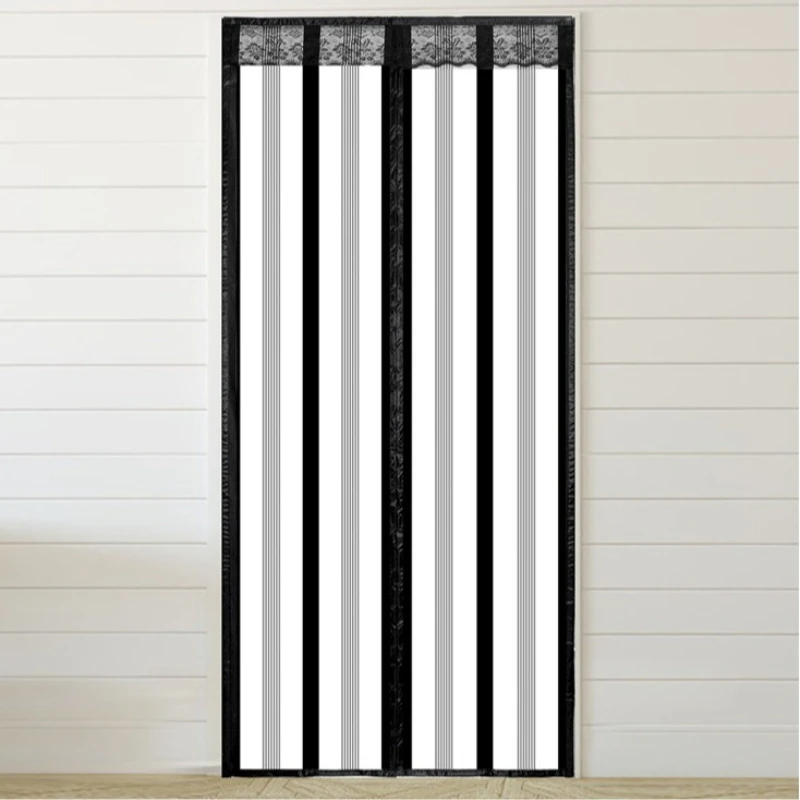 Magnetic Thermal Insulated Door Curtain Keep Warm in Winter Cool in Summer EVA Door Cover Windproof Self-Closing Door Screen