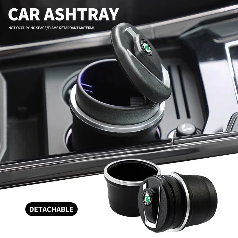 ar ashtray accessories for vehicles novelty for Skoda s octavia 2 3 a7 superb 2 3 kamiq fabia 2 kodiaq karoq kamiq rapid scala