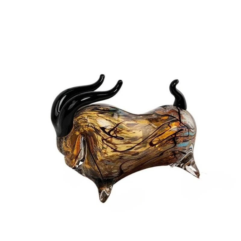 

Home sculpture decoration desktop hotel wealth cow ornament