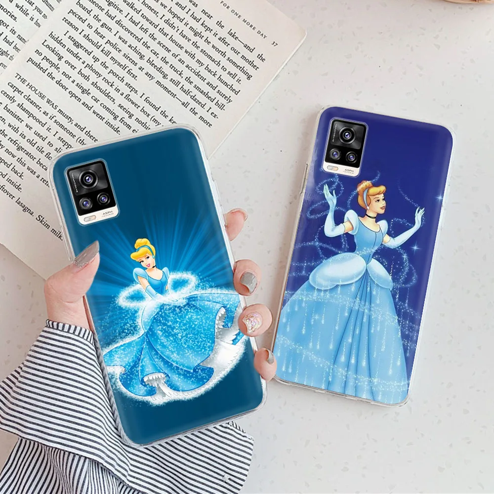 Cinderella Transparent Phone Case for Tecno POP 5 LTE 4 Pova Neo 2 Spark Go 6 AIR 7 7P 8 8P 8C Pro