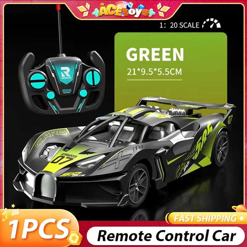 

Remote Control Car Flexible Safe 4-Way Beauty Smooth High Speed Sturdy Racing Car Toy Model