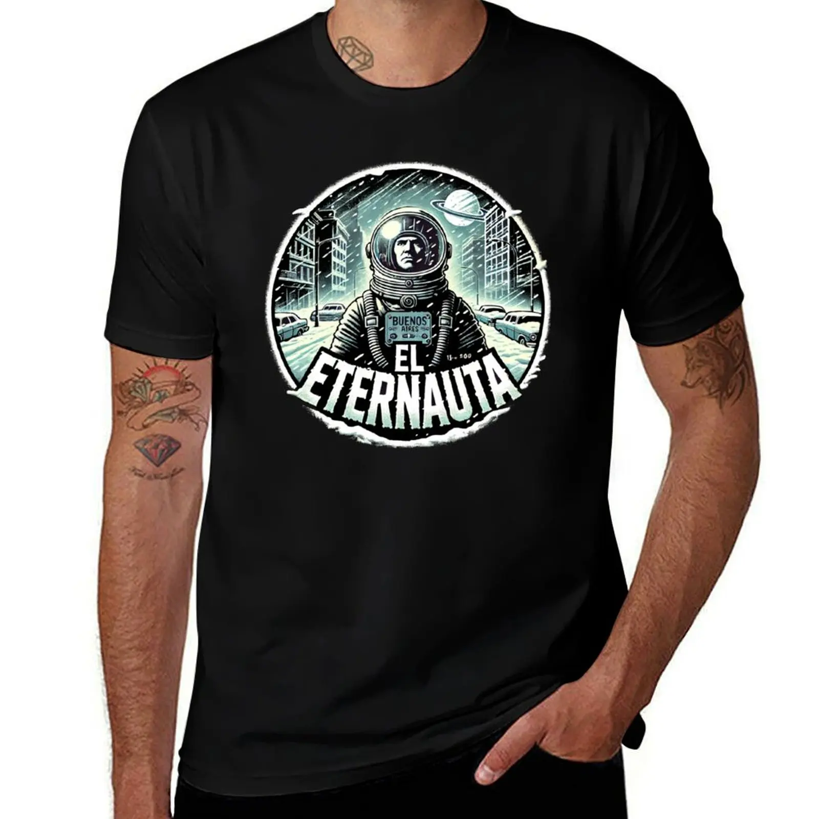 

The Eternaut (1957) - Juan Salvo T-Shirt funny gifts basketball graphic tees anime stuff sweat shirts men graphic