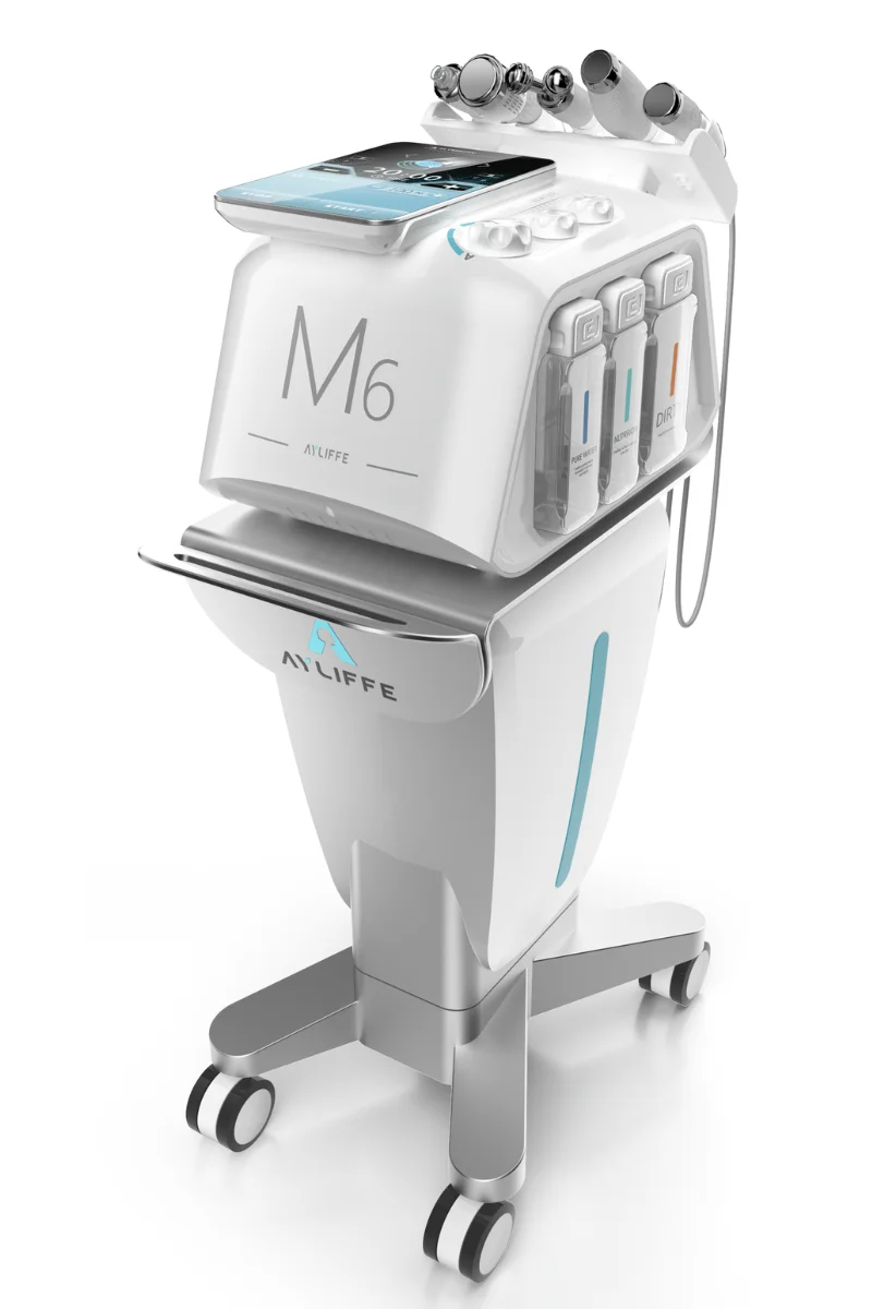 ใหม่ M6 แบบพกพา 6 In 1 Hydro Dermabrasion อุปกรณ์ฟื้นฟูผิว Hydra Face Machine