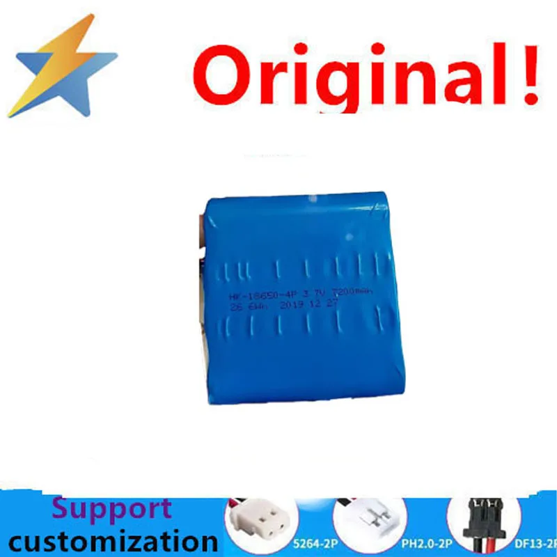 buy more will cheap 7200mAh polymer battery 18650 beauty device smartwatch shaver pickups 3.7V 4P single row