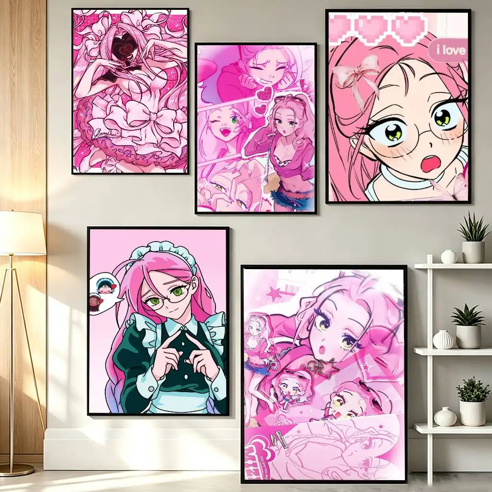 Alien Stage Character M-Mizi  Poster HD Self Adhesive Waterproof Wall Art Ideal for Home Office Dorm Gift