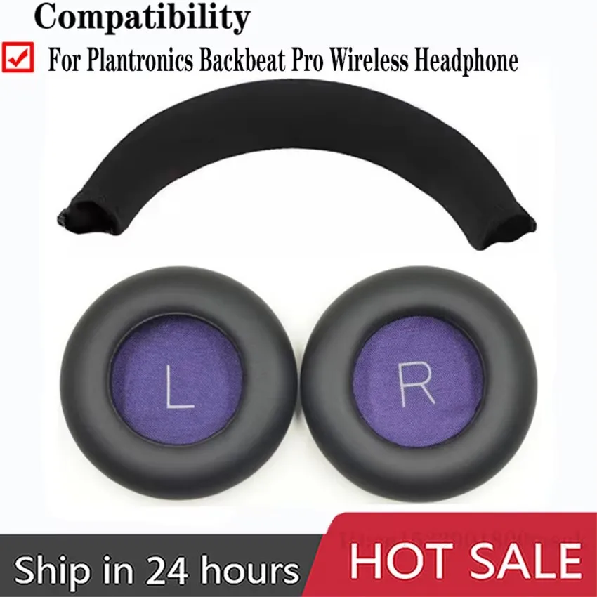 For Plantronics Backbeat Pro Wireless Headphone Ear Pads Replacement Sponge Earpads Headset Spare Headphone Beam Pad Accessories