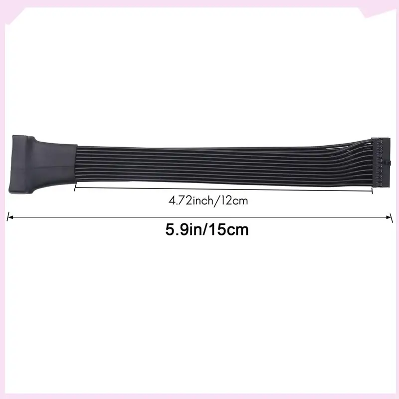 B24B Pequeno Mini USB 3.0 19/20 Pinos Cabo Adaptador de Cabeçalho de Extensão Interna Para Placa-mãe 4,7 Polegadas (Pacote de 10)