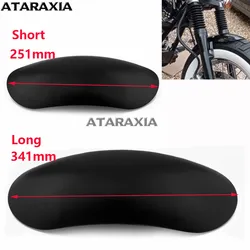 Motorcycle Aluminum Black Unpainted Long Short Front Mudguard Fender Mud Guard Extender Custom For Harley Touring Chopper Bobber