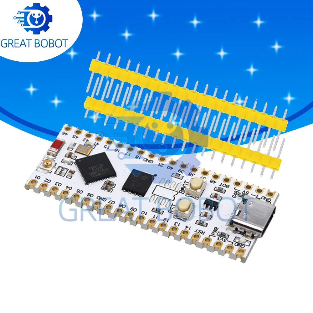 ESP32-S3 NANO WIFI Bluetooth Development Board Type C ESP32-S3-N16R8 Module On-Board Antenna External 16M SPI FLASH 8M PSRAM