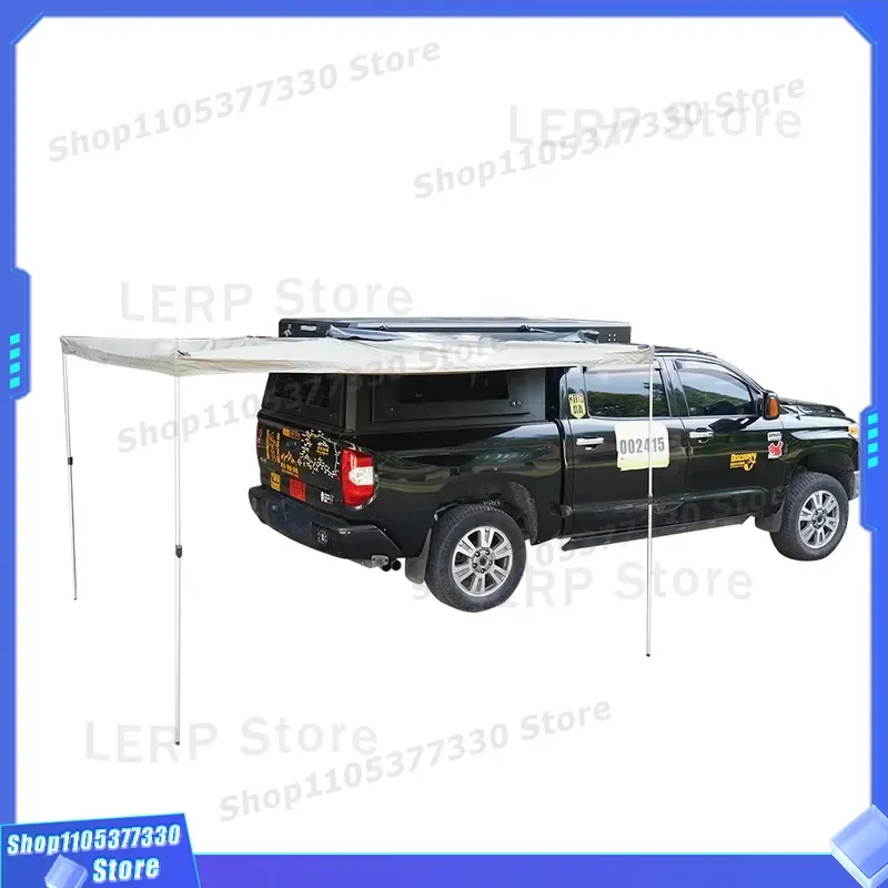 4x4 Off Road Retractable Side Awning Waterproof Camper Canopy with Optional Roof Tent for SUV Truck Outdoor Camping Gear