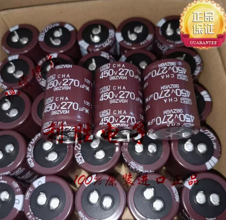 

4pcs/lot Japanese original NIPPON 450V 270UF 30*40 CHA electrolytic capacitor 105 degrees free shipping