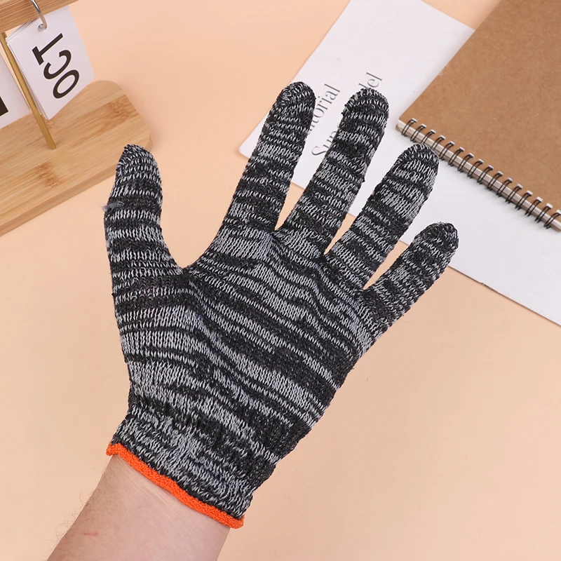 12Pairs Working Gloves Non-slip And Wear-resistant Construction Site Elastic Work Gloves Encrypted Labor Protection Gloves