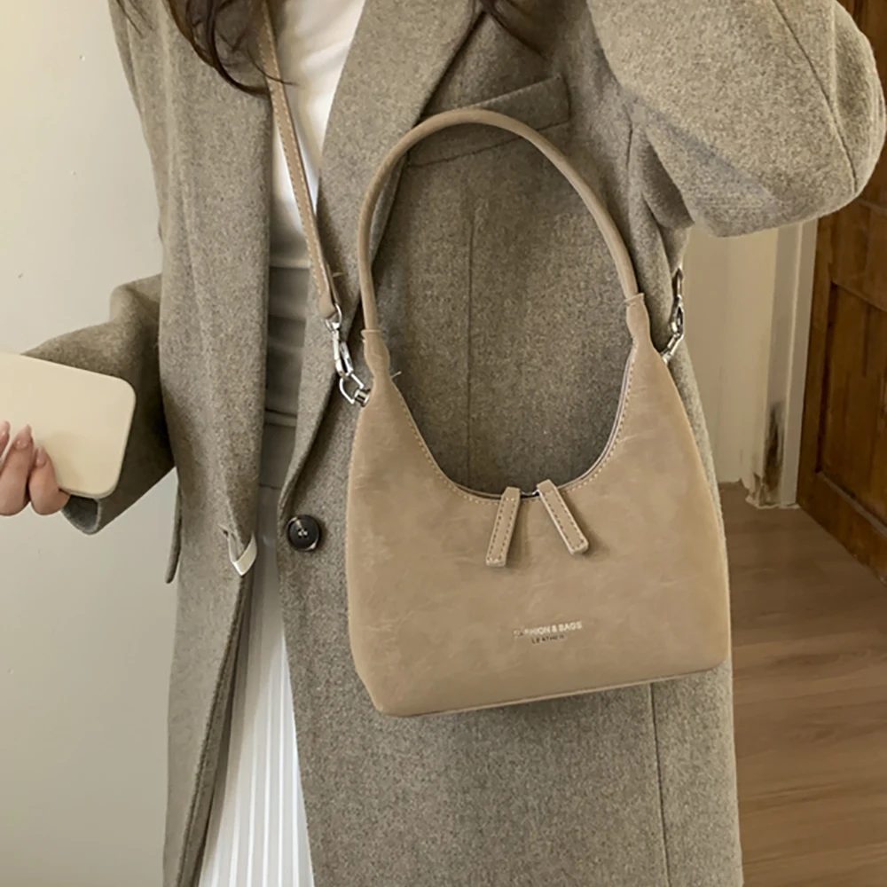 خريف شتاء Forsted حقيبة كروسبودي 2025 المرأة الجديدة بلون سستة حقائب كتف واحدة متعددة الاستخدامات كل مباراة تحت الإبط حزم #4