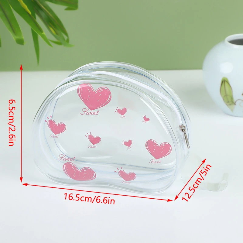 PVC Transparent Chest Patch Storage Bag Doll Storage Outdoor Dust Bag Waterproof Cosmetics Organizer Box Thicken Wallet