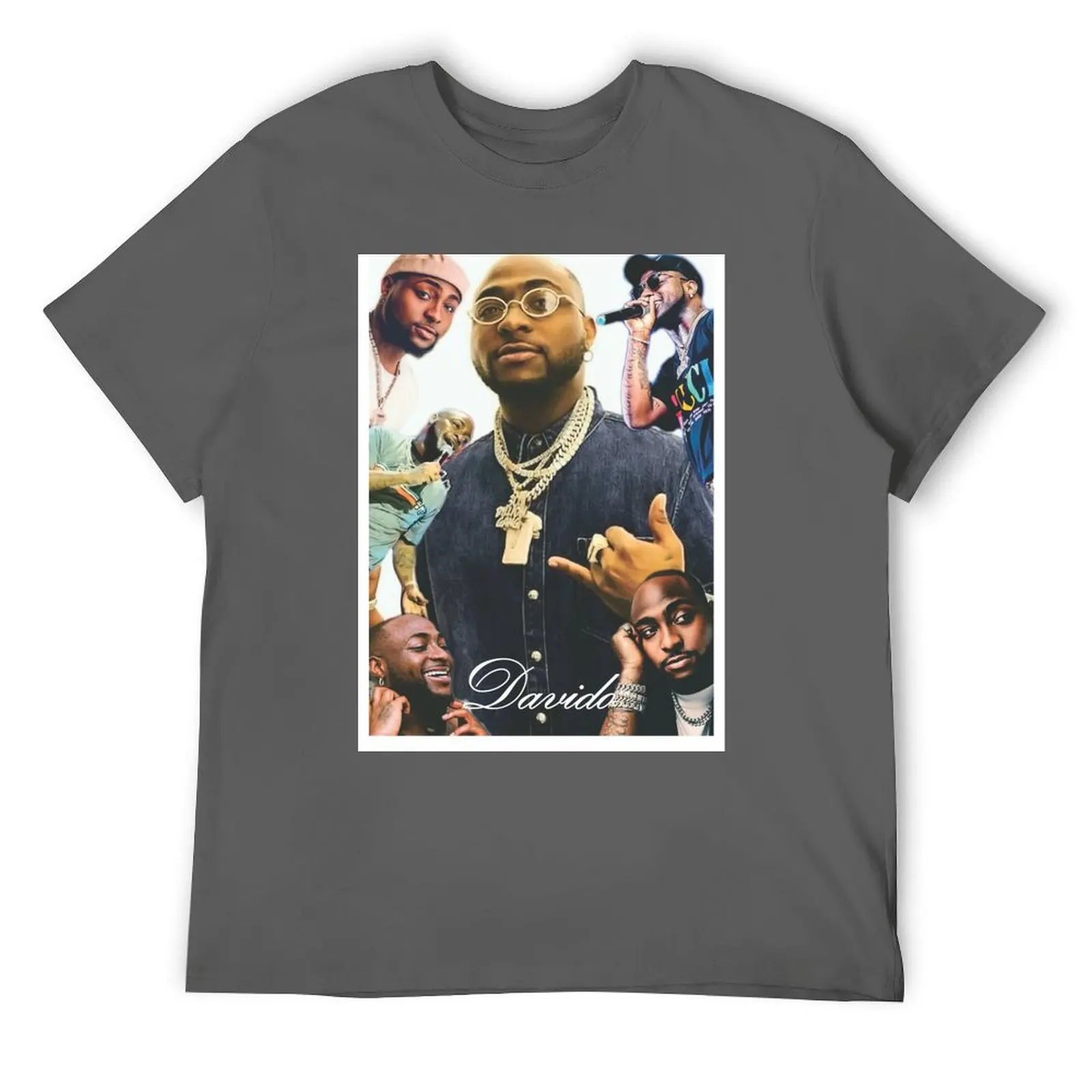 

Davido Collage T-Shirt for a boy luxury designer T-shirts man mens t shirts casual stylish