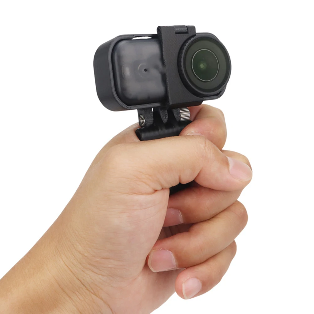 1 Pcs Versatile  For ABS For-DJI OSMO-NANO Thumb Black Sports Camera Hat Brim Mount  ABS Bracket Replace Practical Accessories