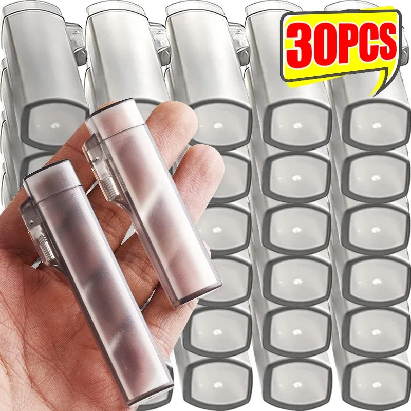 

1-30Pcs Mini Storage Box Travel Portable Transparent Toothpick Cotton Swab Box for Outdoor Travel Kitchen Restaurant Supplies