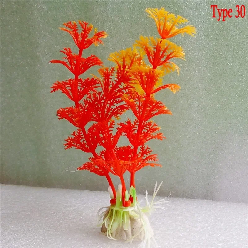 1 pcs Plastic Aquarium Plants Wonder Grass Ornament Decor Landscape for Fish Tank