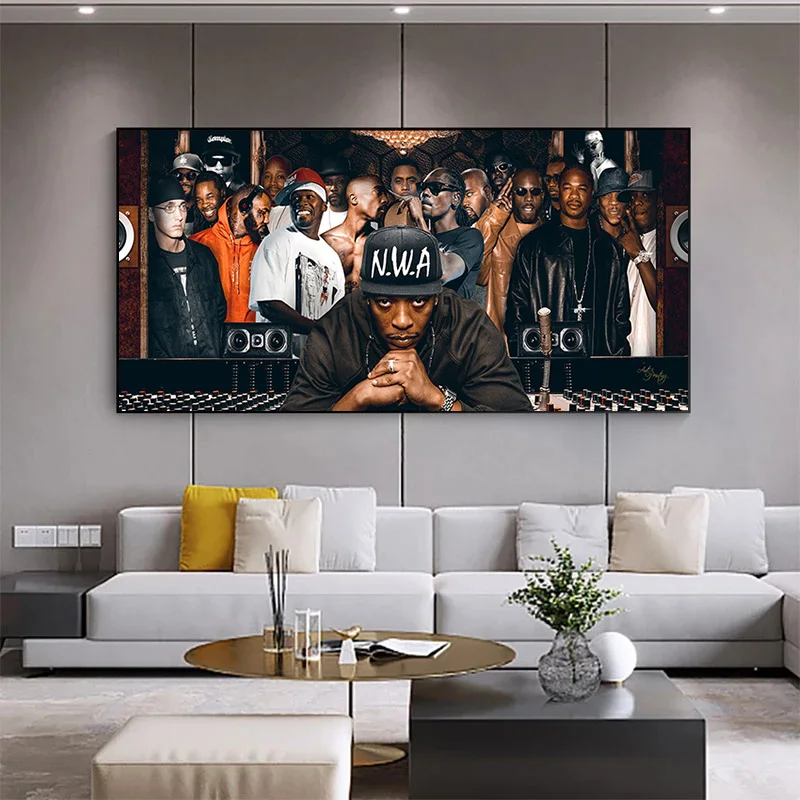 5D Diamond Painting True Legends of Rap Hip Hop Singers Party Art Canvas Painting Rapper Wall Picture Print