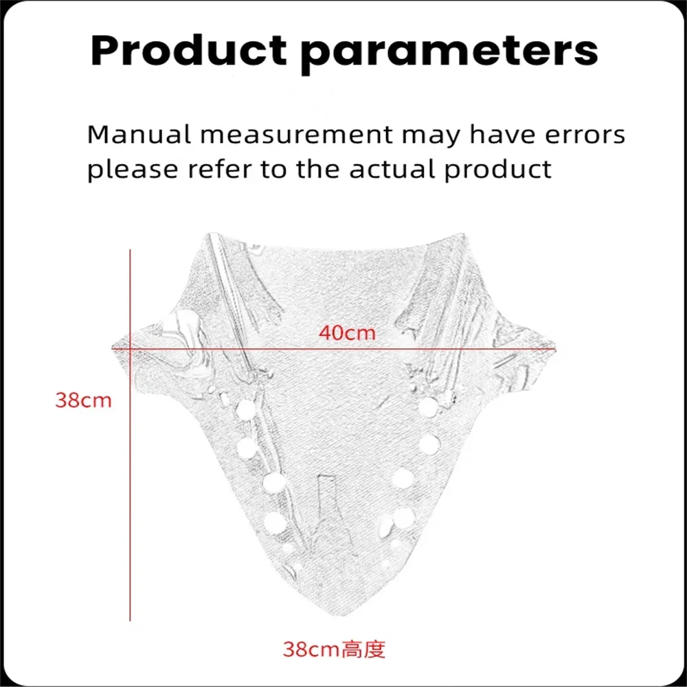 Pare-brise de dehors Modifié, Lunettes de Compétition, Déflecteur, pour Yamaha XPrévention 300 2023-2024