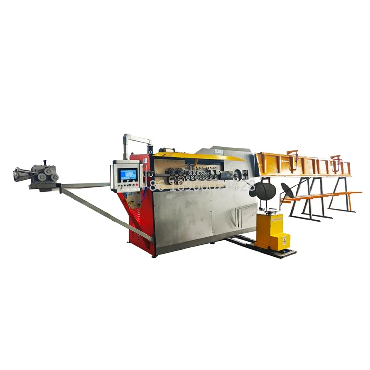 Dobladora automática de barras de refuerzo CNC, dobladora de aro de estribo de barra de acero de 5-13mm para trabajos de barras de refuerzo