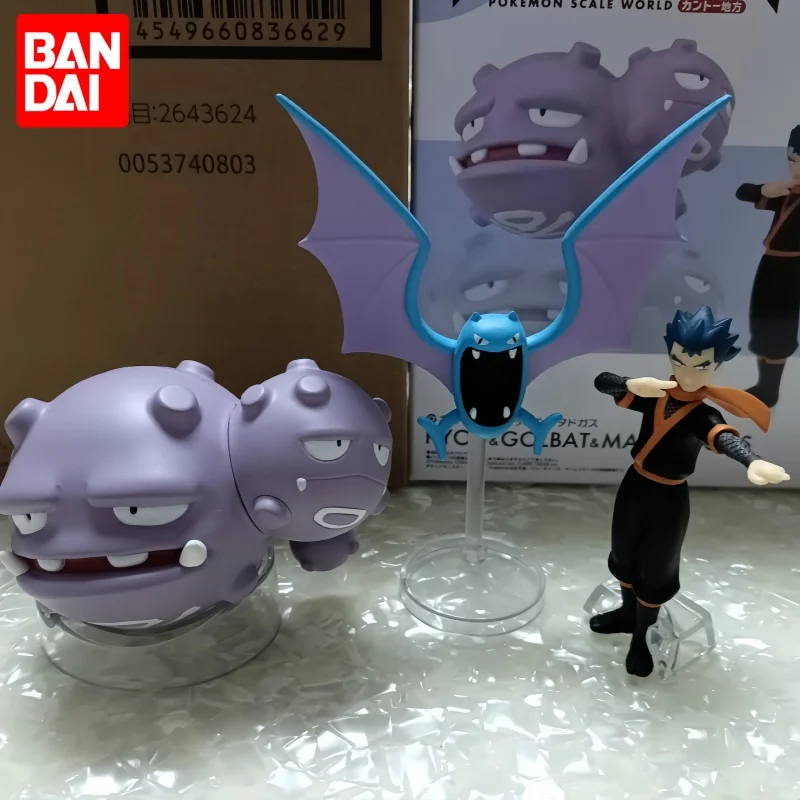 

In Stock BANDAI Original Pokemon SCALE WORLD Kanto Region Koga Weezing Golbat Anime Figures Toys Gift Collectible Model Toys