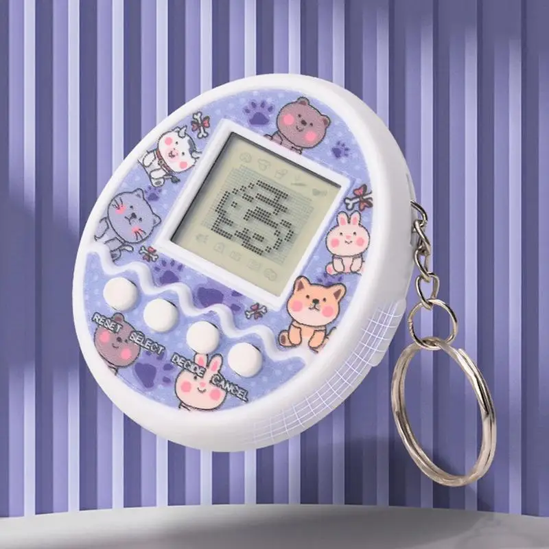 Tamagotchis elettronico animali domestici regalo portachiavi animali domestici giocattoli regalo pinguini Mini portatile retrò gioco portatile E Console portachiavi regalo