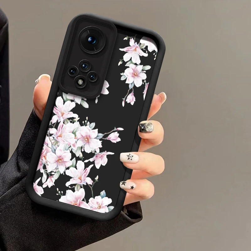 Fiore Cassa Del Telefono Del Silicone Per Huawei Honor Magic 7 Lite 6 5 Pro X60 X30 X9C X9 X8B X8A X7A X7 X6A X8C Antiurto Copertura Opaca