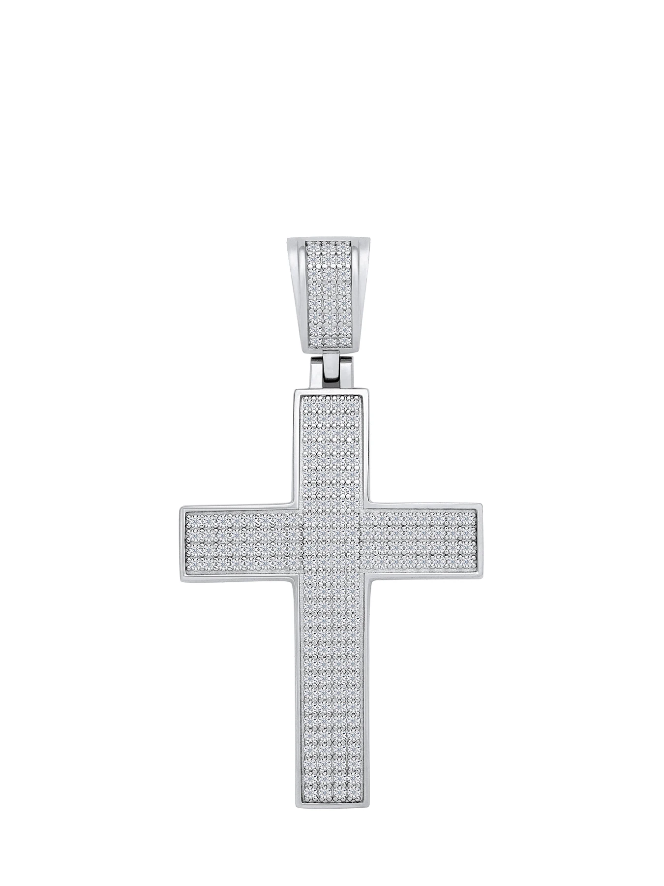 

Подвеска-крест из муассанита без цепочки, ювелирный аксессуар для моды и стиля