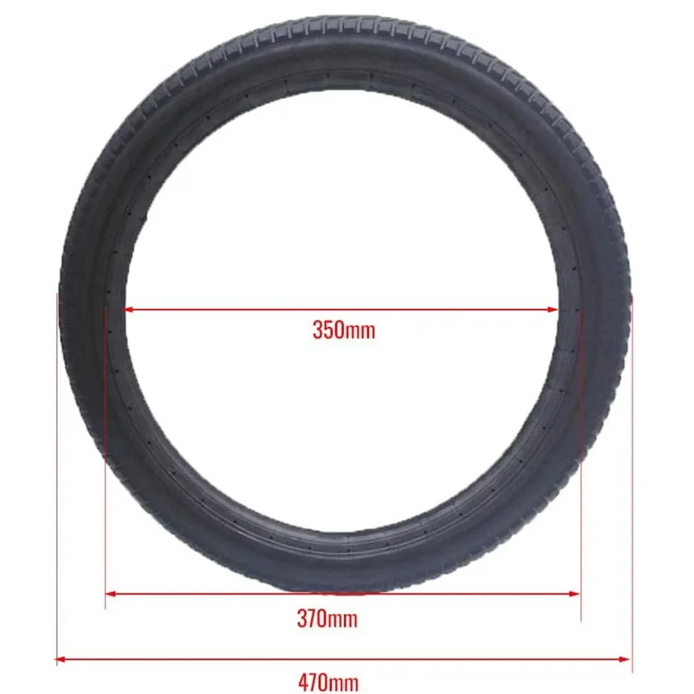 CATAZER Electric Bike Wheel Chair Tire 20x2.125 PU Inflatable Solid Tire for Bicycle Part of Lithium Electric Bike/Wheel Chair