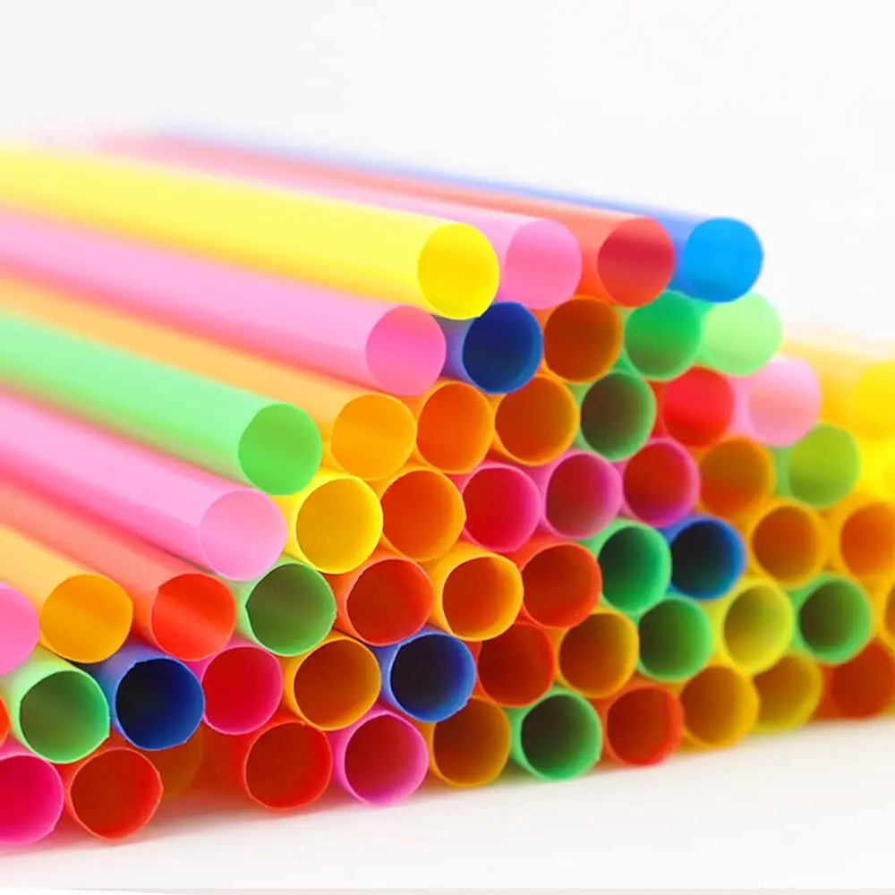 300Pcs 10.3in Jumbo Straws Smoothie Straws Straws Extra Wide Extra Long Assorted Bright Colors