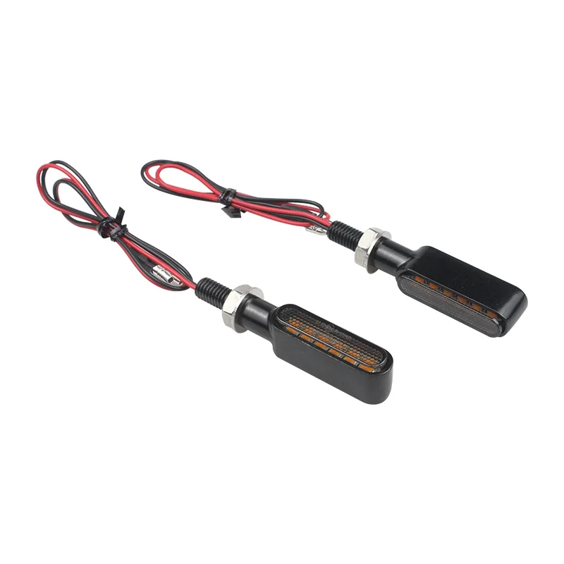 Motorcycle Turn Signal Light 12V Clignotant Moto 6LED Mini Flashing Indicator Blinker Lamp For Honda For Yamaha For Cafe Racer