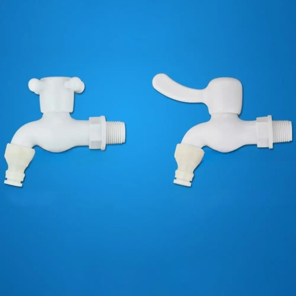 

Durable Plastic Washing Machine Tap 1/2" 3/4' Quick Connect Water Faucet Leak-Proof Single Tap Water Tap Outdoor Balcony Use