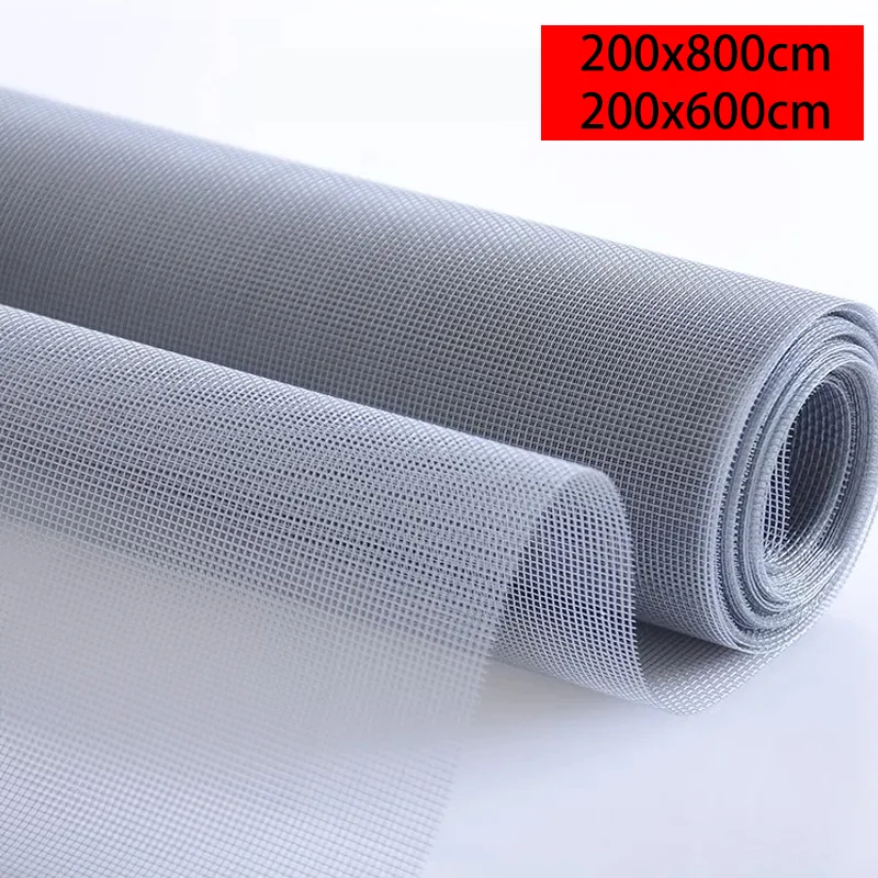 200x800cm Large Mesh Screen - Mosquito and Insect Protection, Breathable Ventilation, Suitable for Windows, Doors, and Balconies