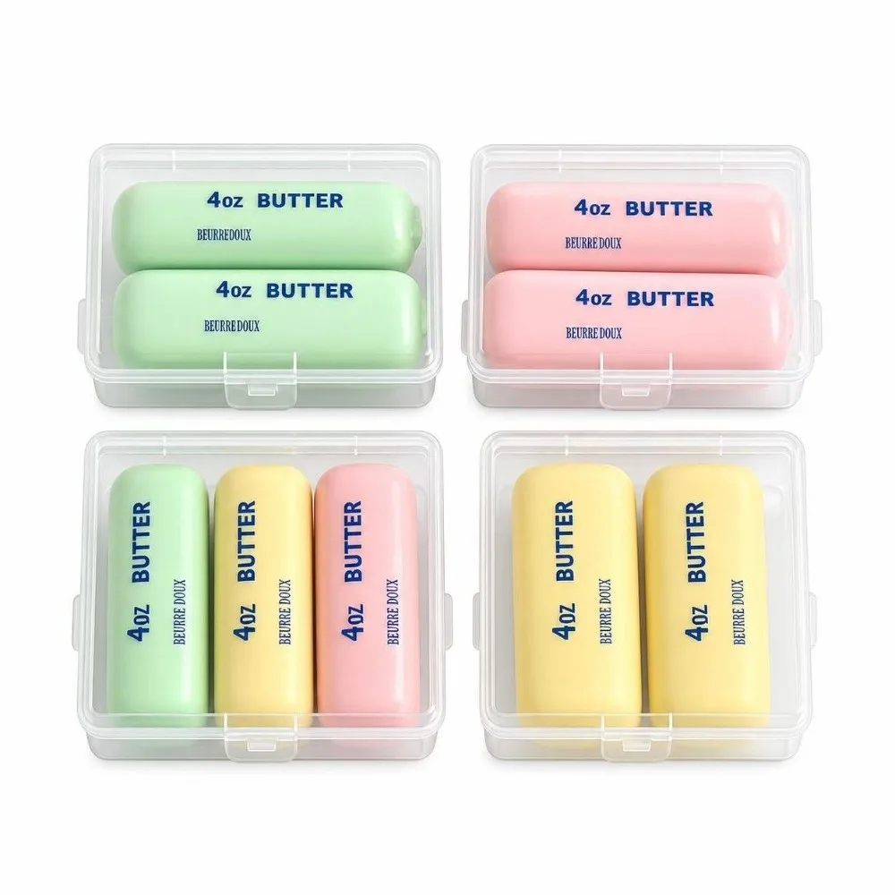 Butter Stick Wax Cracking Squeeze Toy Crackable Texture Cheese Crunchy Sound Ball Handmade Craft Crispy Feel Crispy Stress Balls