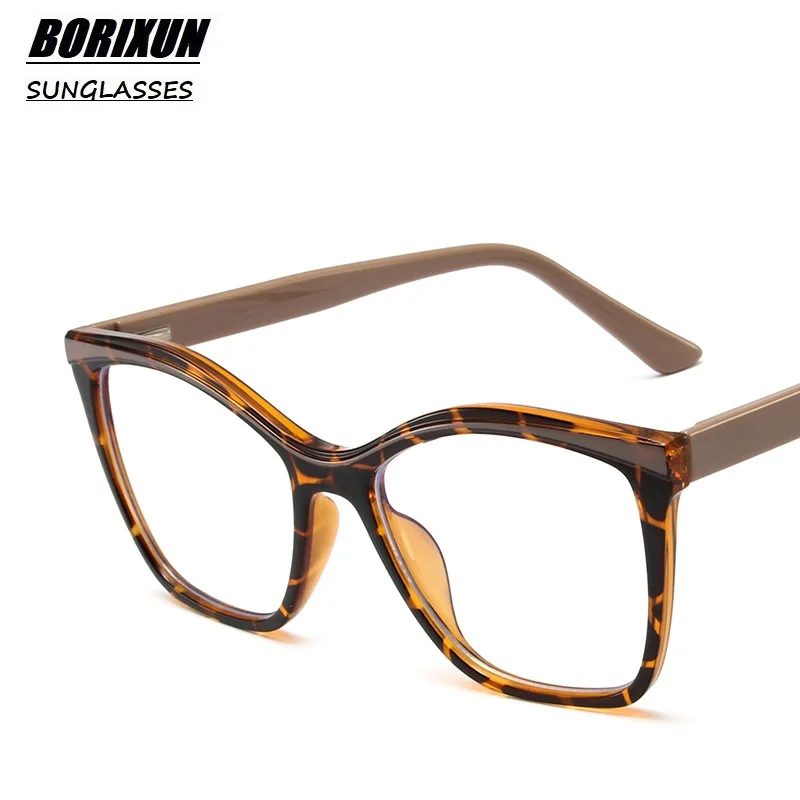 Square Anti Blue Light Glasses Women Fashion Colorful Eyeglasses Frames for Ladies Computer Eyewear Prescription Spectacle Frame