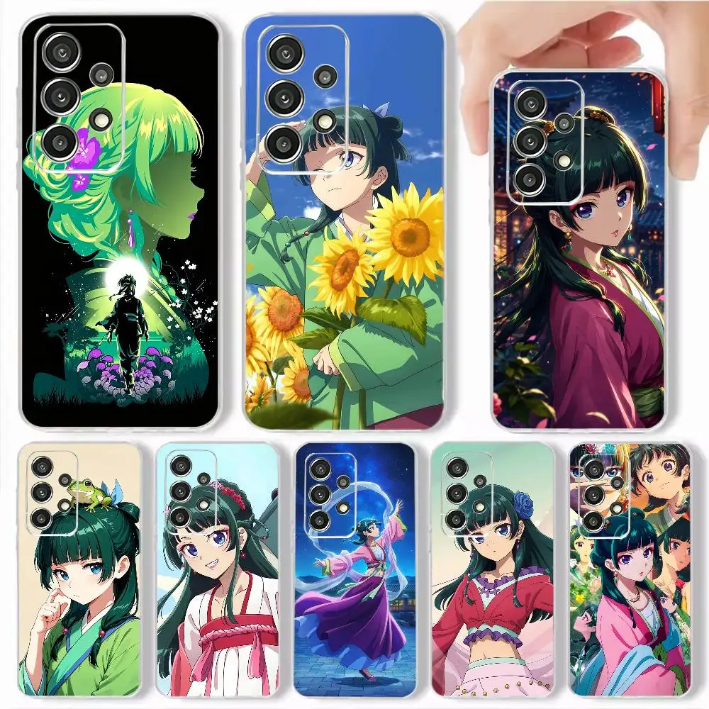 The A-Apothecary Diaries Maomao Phone Case Soft Transparent Case For Samsung S25,S24,S21,S23,S22,S30,Plus,S20,Ultra