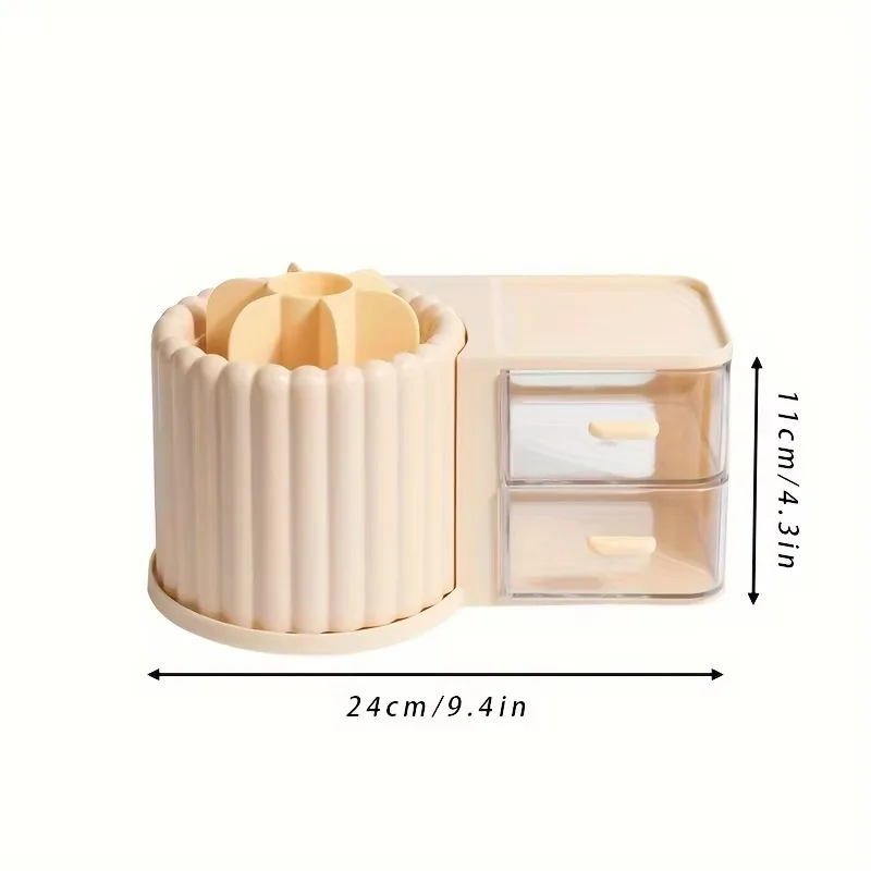 Stationery Organizer Desk Set Plastic File Drawer Cute Pencil Holder Accessories for Office School Durable Storage Creative Gift