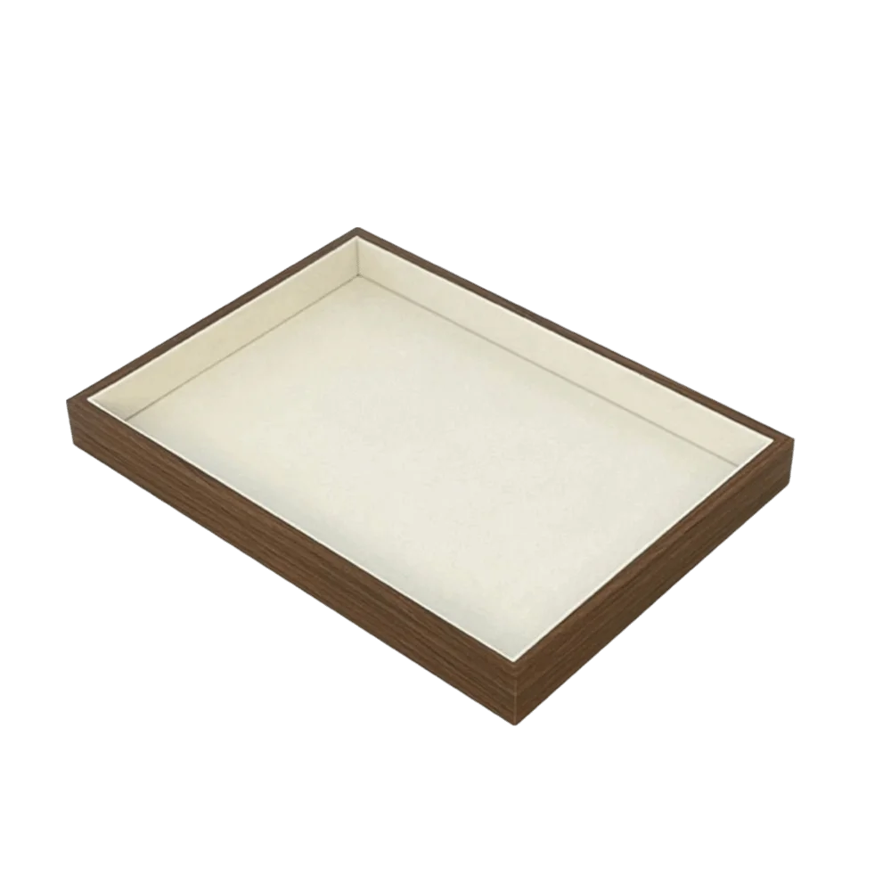 

Walnut Wood Jewelry Box Retro Bracelet Grain Jewelry Tray Multifunctional Necklace Jewelry Organizer Boutique