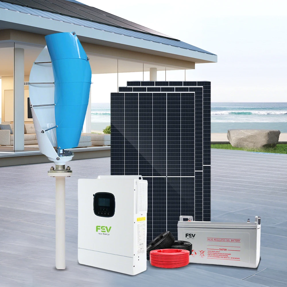 Hot All in One off Grid Hybrid Solar Wind Turbine System 48V 96V 220V 380V 5kw 10kw 15kw 20kW Also Called Solar Wind System