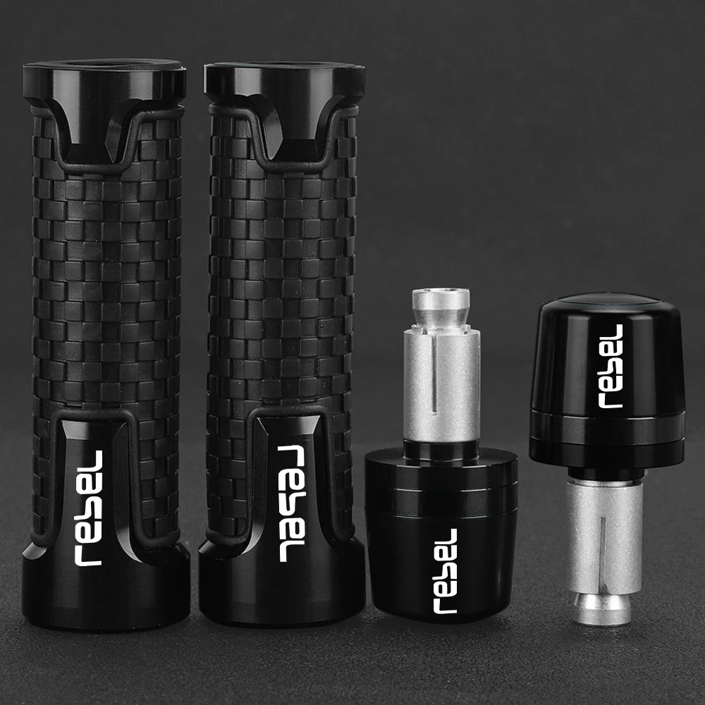 

2023 2024 7/8" 22MM Handlebar Grips Handle Bar Cap End Plugs For HONDA Rebel300 Rebel 500 Rebel 300 500 2017 2018 2019 2020 2022