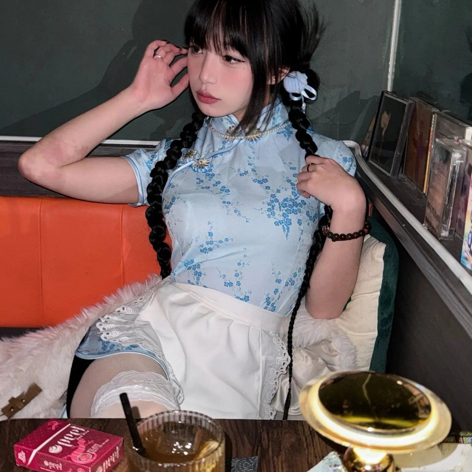 Nowy chiński strój Sle Dr loween Cisas Cosplay orm Soft Girl Maid Skirt ort na co dzień